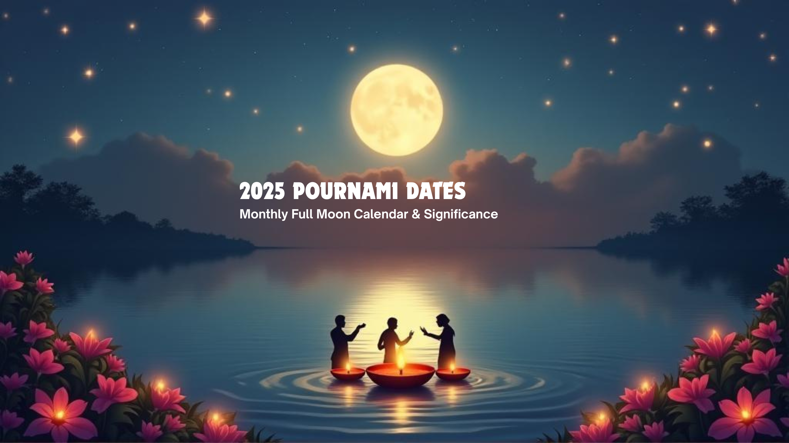 2025 Pournami Dates – Monthly Full Moon Calendar & Significance
