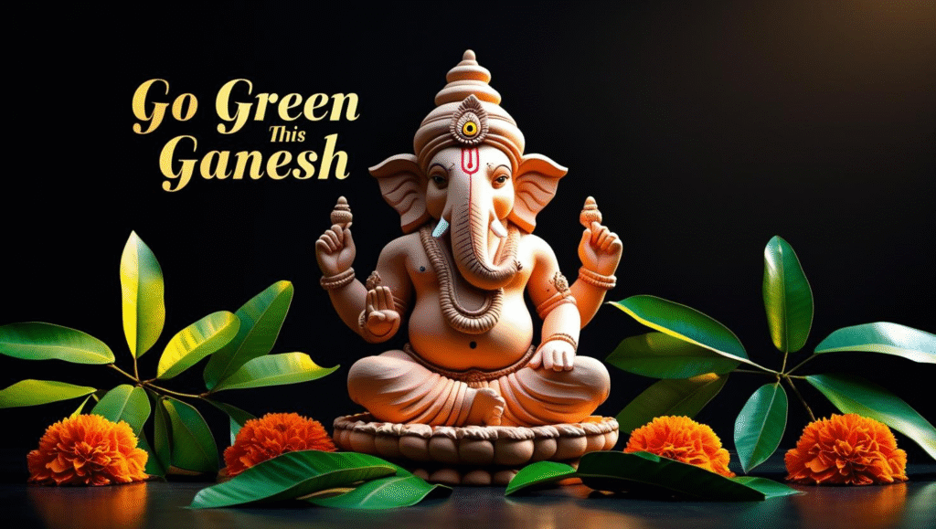 clay ganesha idol